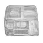 Lente Fiat Uno 1988/2004 Trasero Acrilico Tuning Alternativo