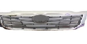 Parrilla/grilla Toyoya Hilux Gris Con Aro Cromado (metizado) 2012/2015 Alternativo