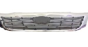 Parrilla/grilla Toyota Hilux Gris Con Aro Cromado 2012/2015 Alternativo